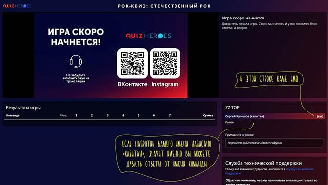 Роль капитана